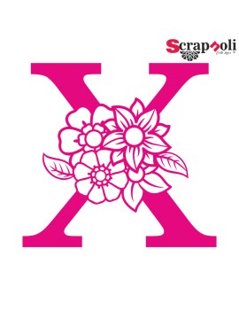 Letra floral C1-X