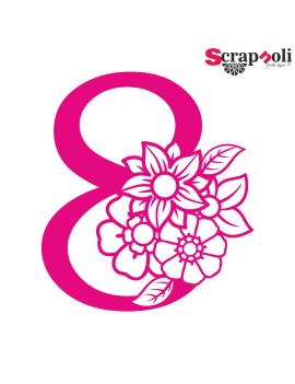 Numero floral C1-8